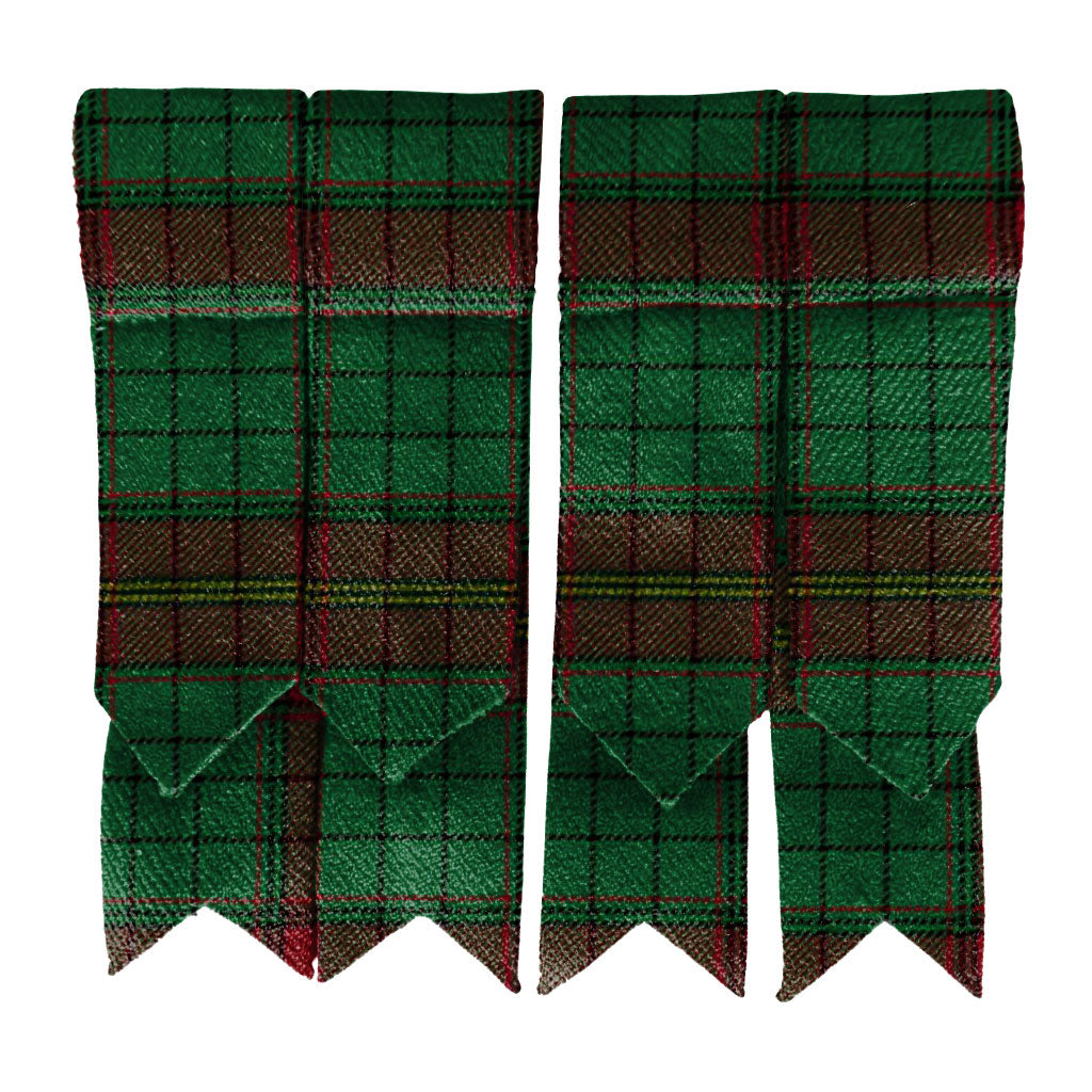 Tartan Kilt Flashes Ulster Red Ancient Tartan - Imperial Highland Supplies
