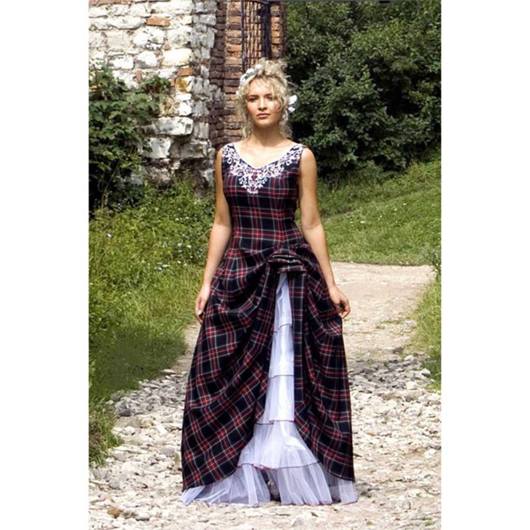 Abigail Tartan Wedding Dress