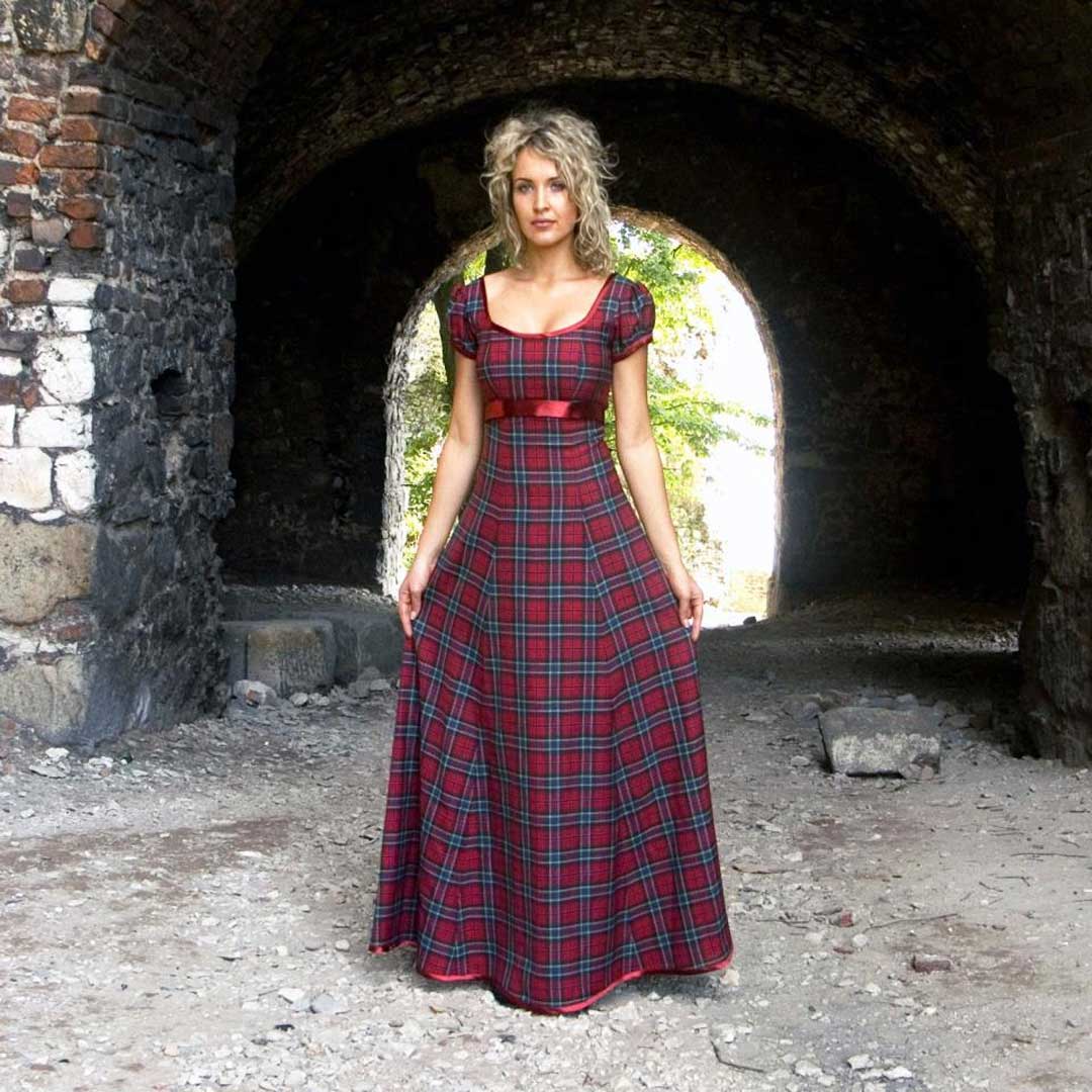 Rose Tartan Dress