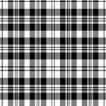 Scott Black & White Modern Tartan - Imperial Highland Supplies