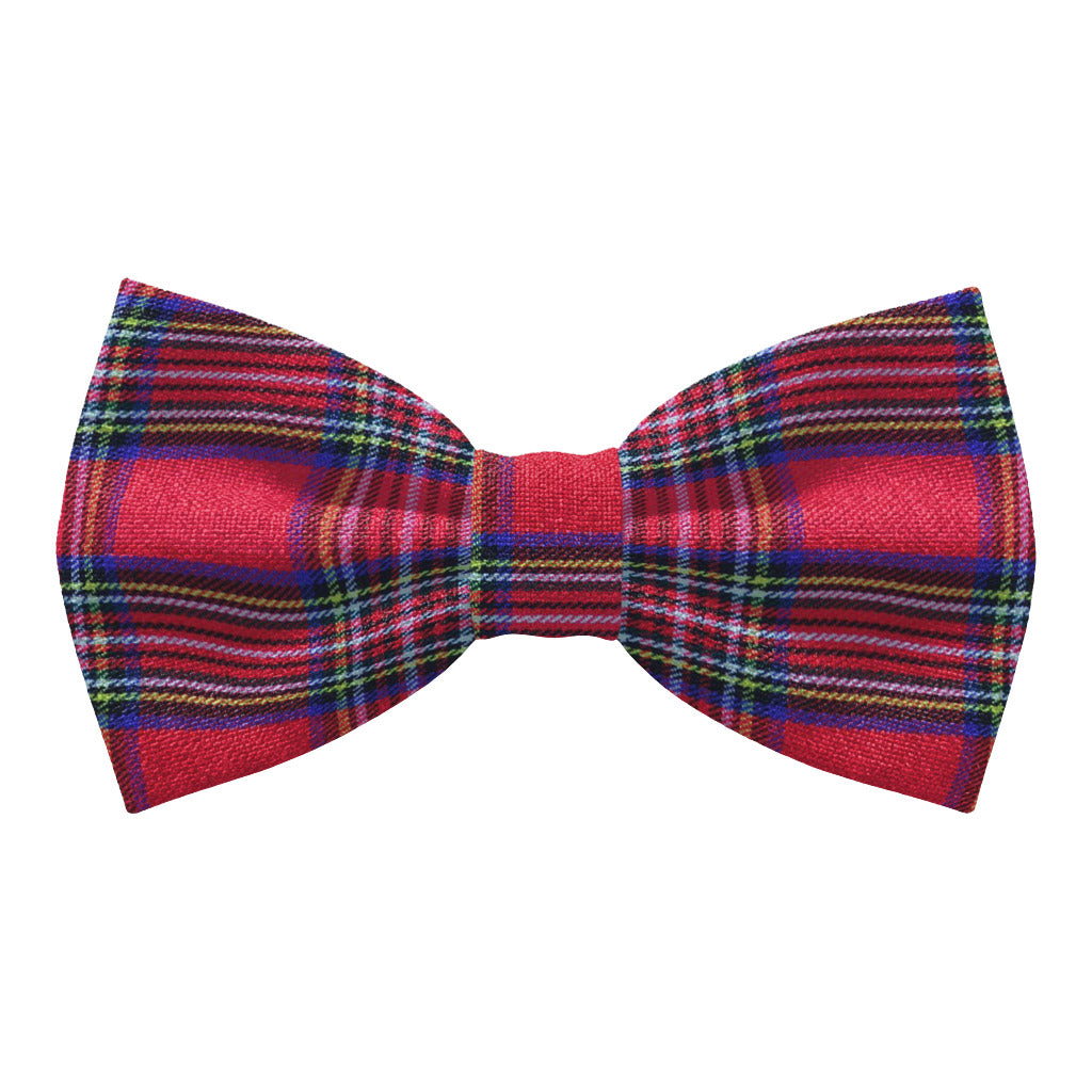 Scottish Tartan Bow Tie Royal Stewart Tartan - Imperial Highland Supplies