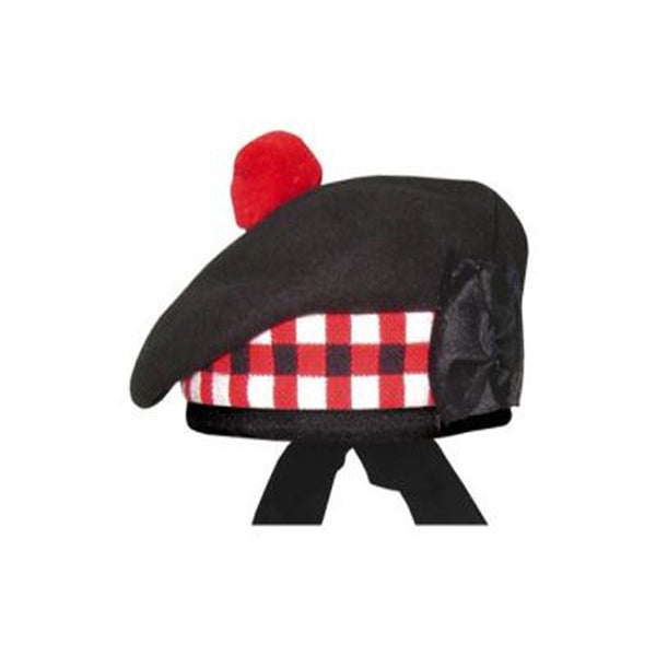 Berretto Balmoral Scozzese A Quadri Verde, Lana Acrilica - Highland Hat - Foto 3