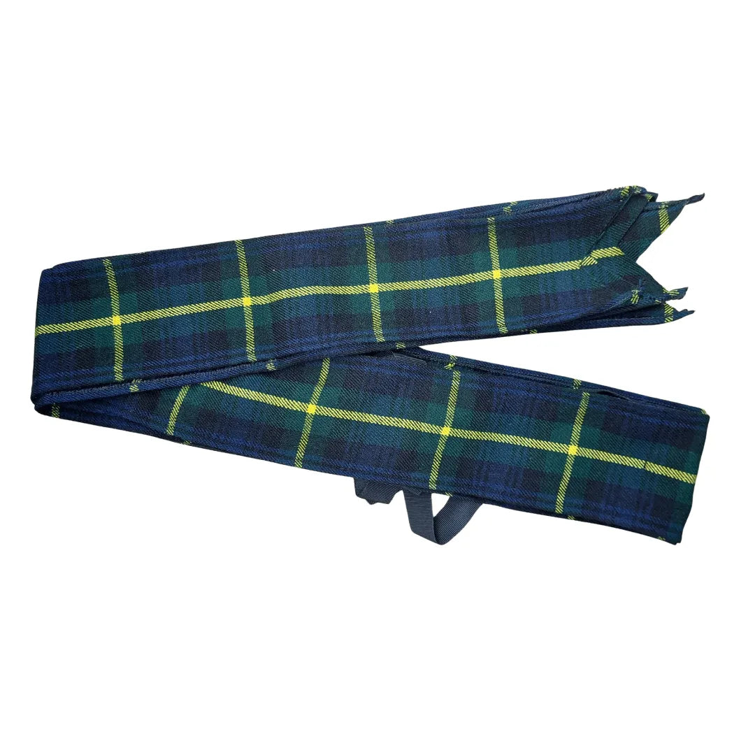 Clan Tartan Piper's Bagpipe Drone Ribbons