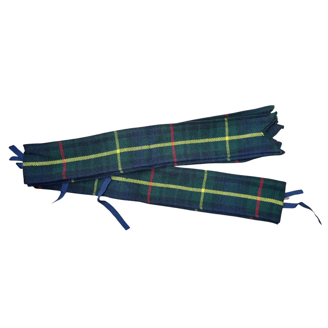 Clan Tartan Piper's Bagpipe Drone Ribbons