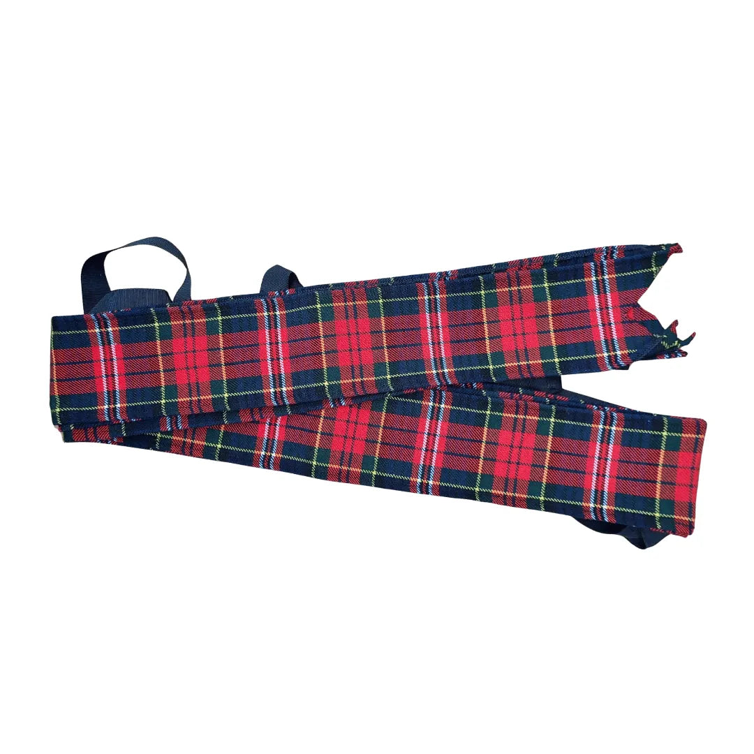 Clan Tartan Piper's Bagpipe Drone Ribbons