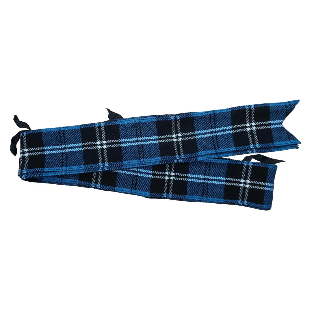 Clan Tartan Piper's Bagpipe Drone Ribbons