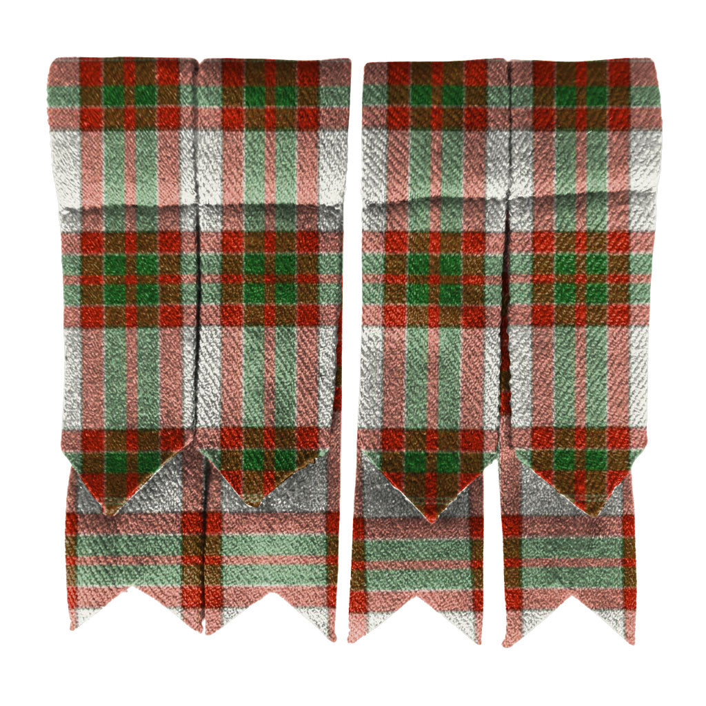 Tartan Kilt Flashes MacBrair Dress Ancient Tartan - Imperial Highland Supplies