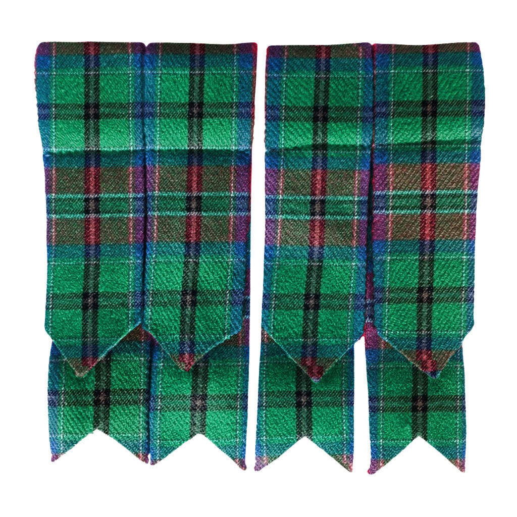 Tartan Kilt Flashes MacCulloch Tartan - Imperial Highland Supplies