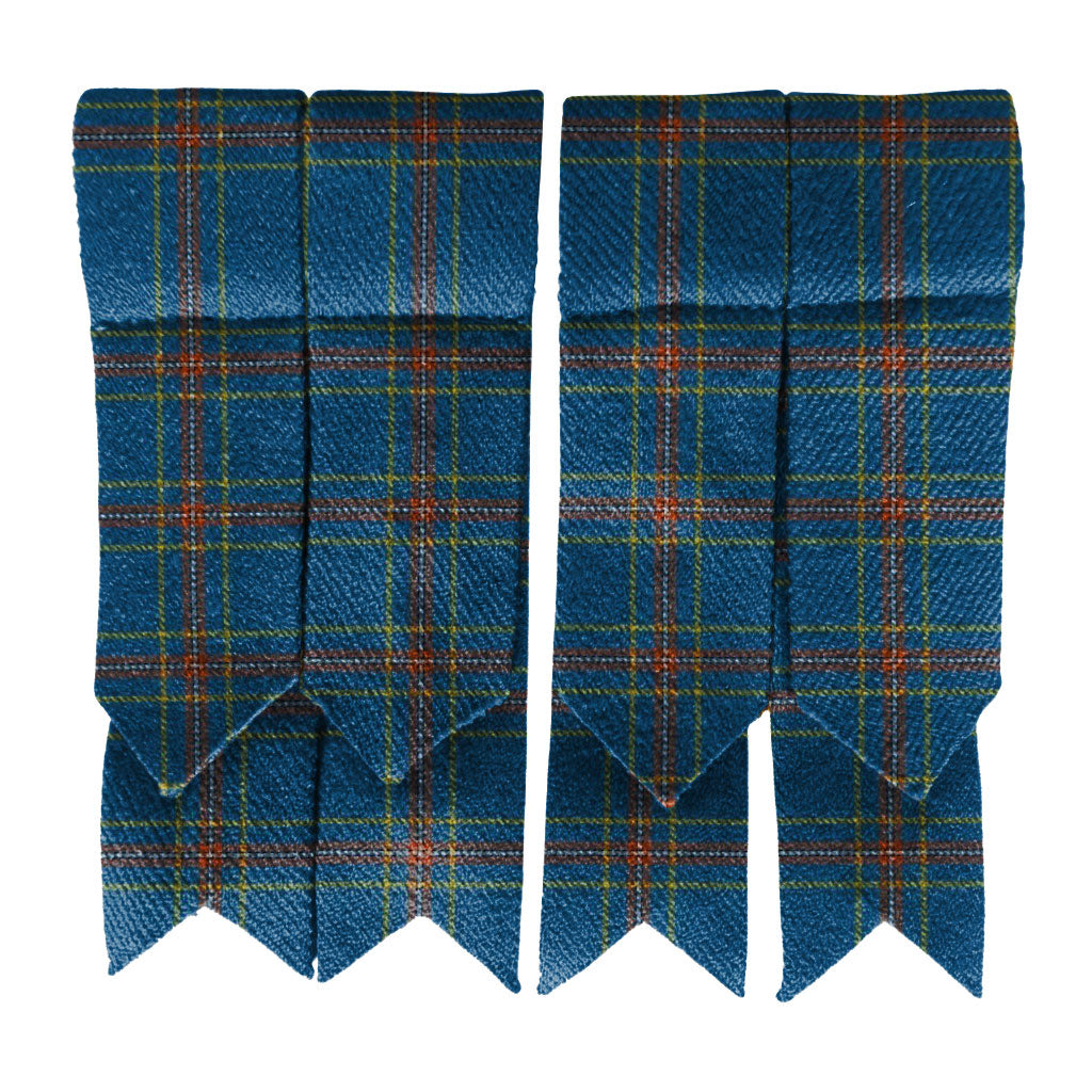 Tartan Kilt Flashes Wylie Tartan - Imperial Highland Supplies