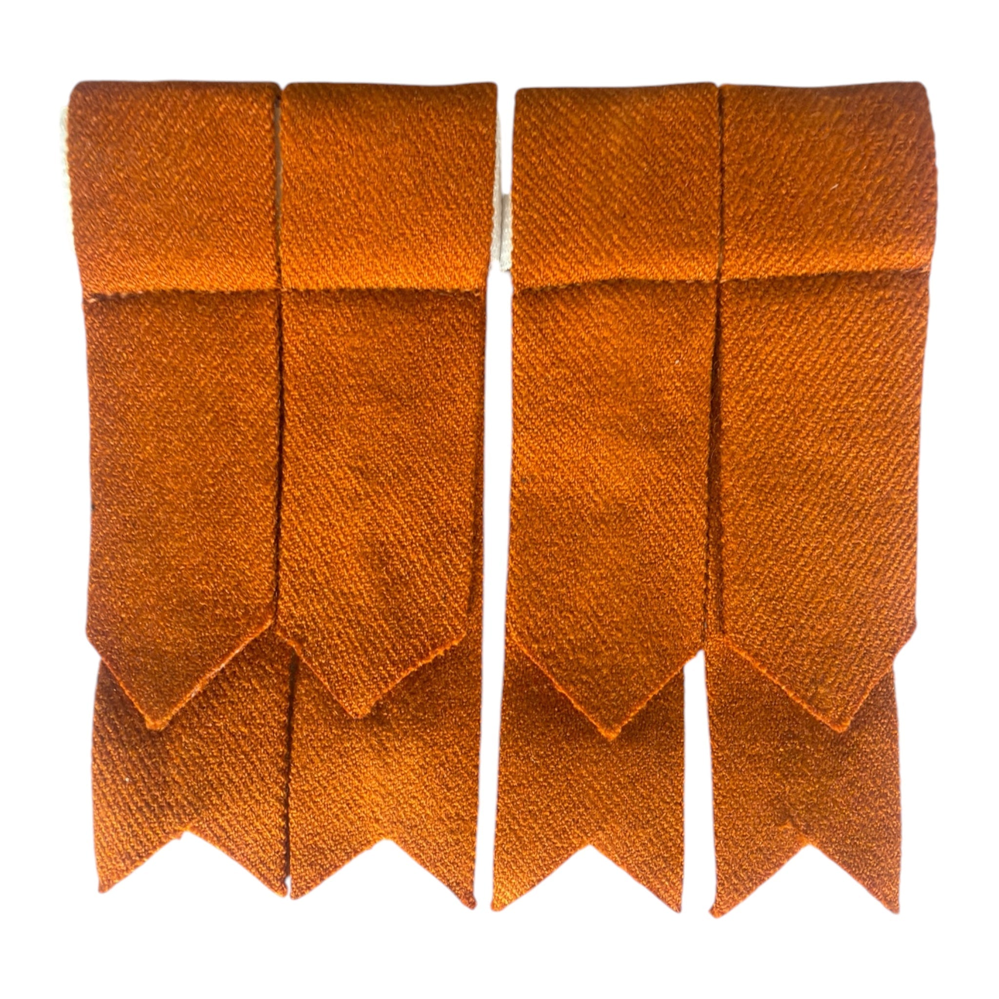 Tartan Kilt Flashes Saffron Tartan - Imperial Highland Supplies