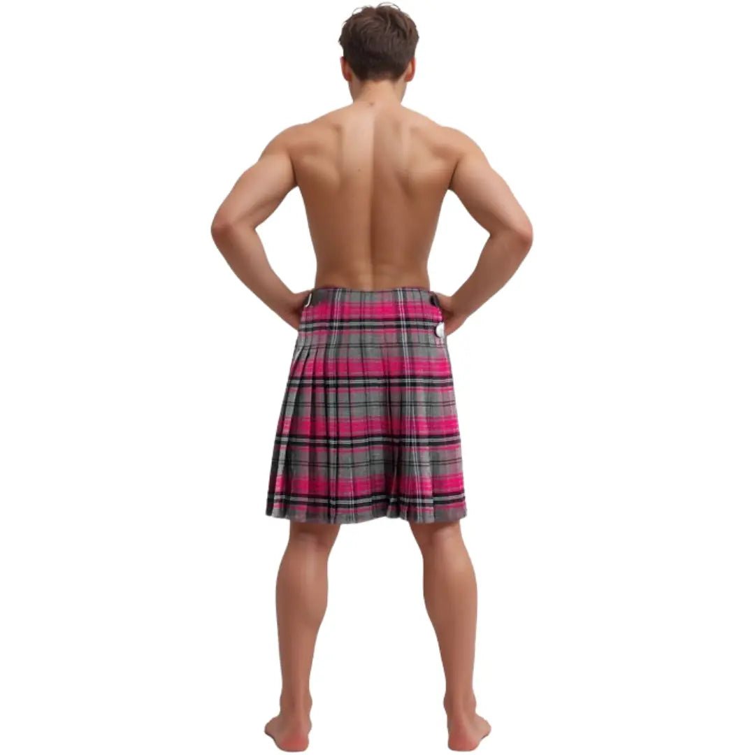 Ailsa Pink Bespoke Tartan Kilt - Imperial Highland Supplies