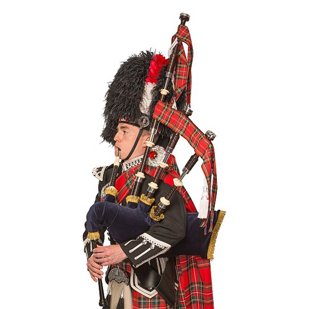 Clan Tartan Piper's Bagpipe Drone Ribbons - Main Image