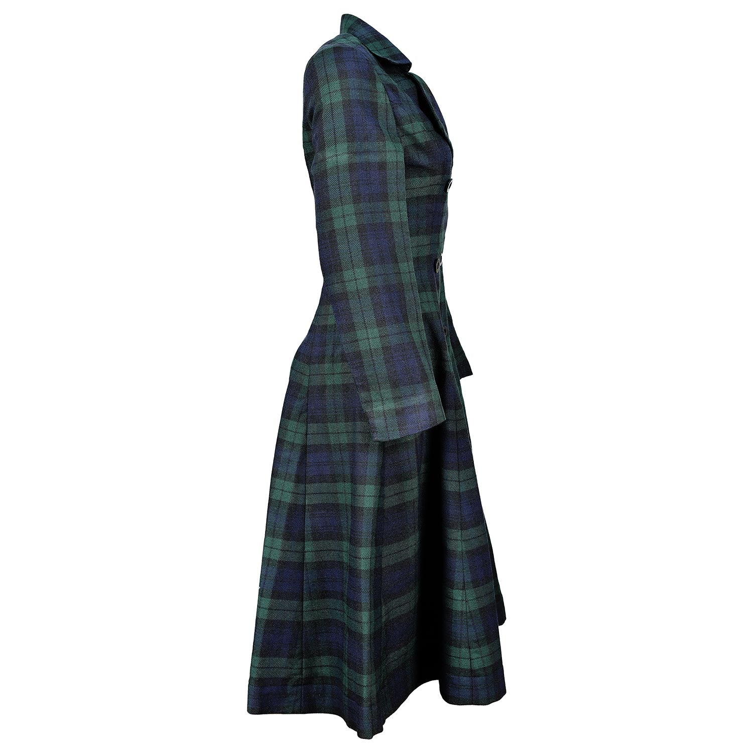 Ladies Kate Coat Black watch Tartan - Imperial Highland Supplies
