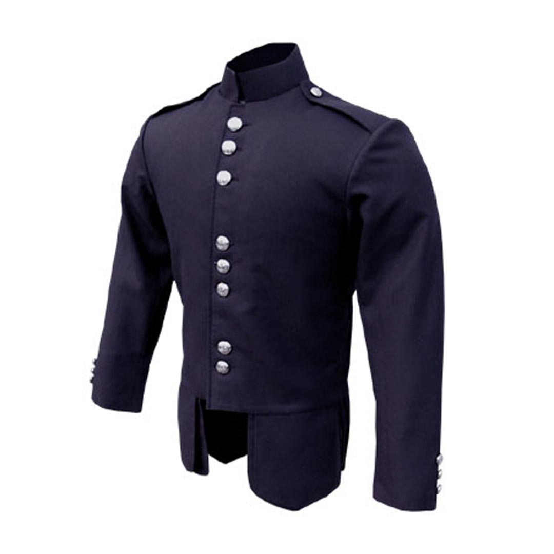 Navy Gabardine Scots Guards Style Doublet 16 - Imperial Highland Supplies