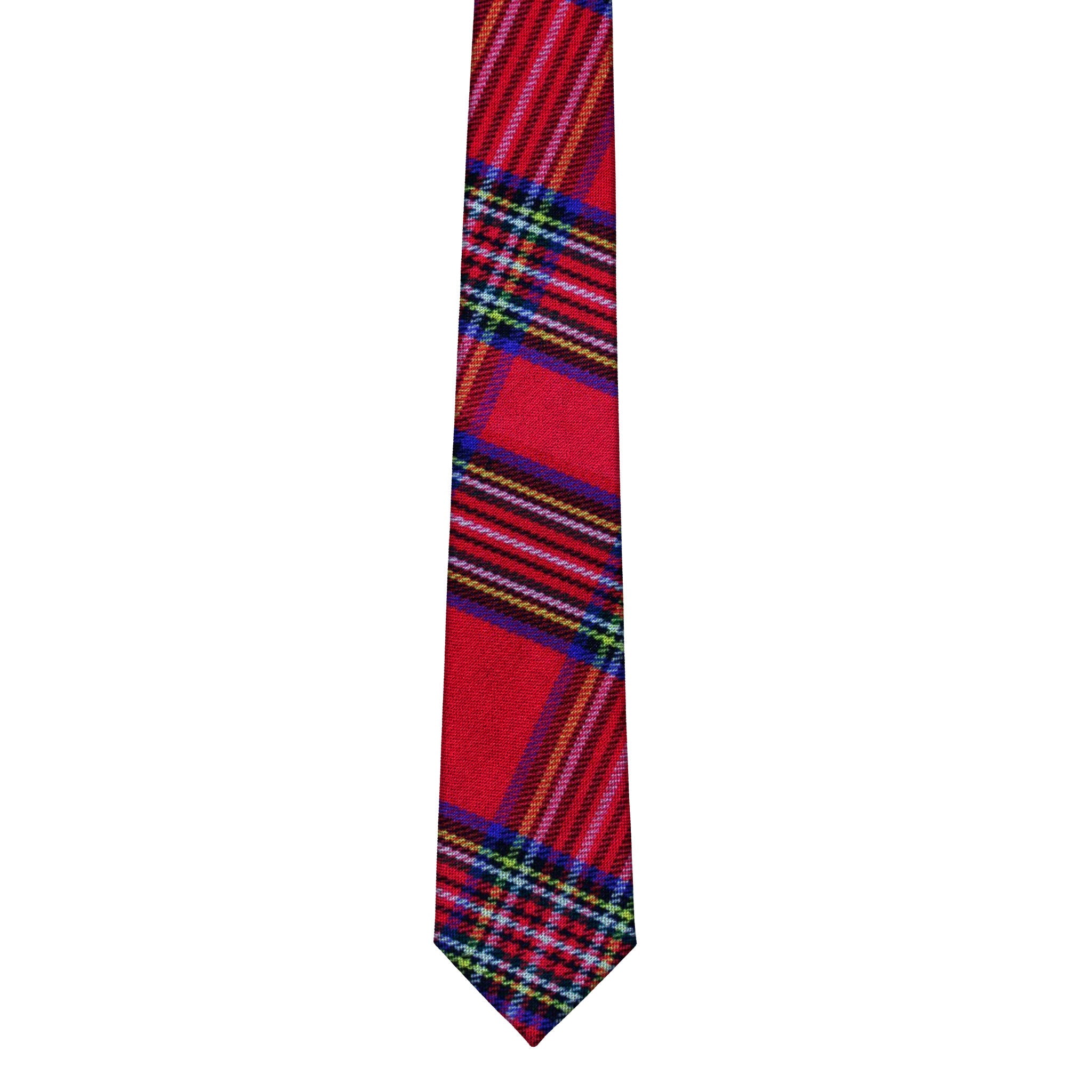 Scottish Tartan Tie Royal Stewart Tartan - Imperial Highland Supplies
